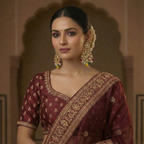 Multicolor Kundan Chandelier Jhumka–Chandbali Fusion Earrings