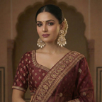 Multicolor Kundan Chandelier Jhumka–Chandbali Fusion Earrings