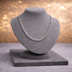 Emerald-Cut Crystal Silver Necklace & Earring Set