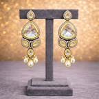 Victorian Polki Pearl Multi-Strand Bridal Necklace Set