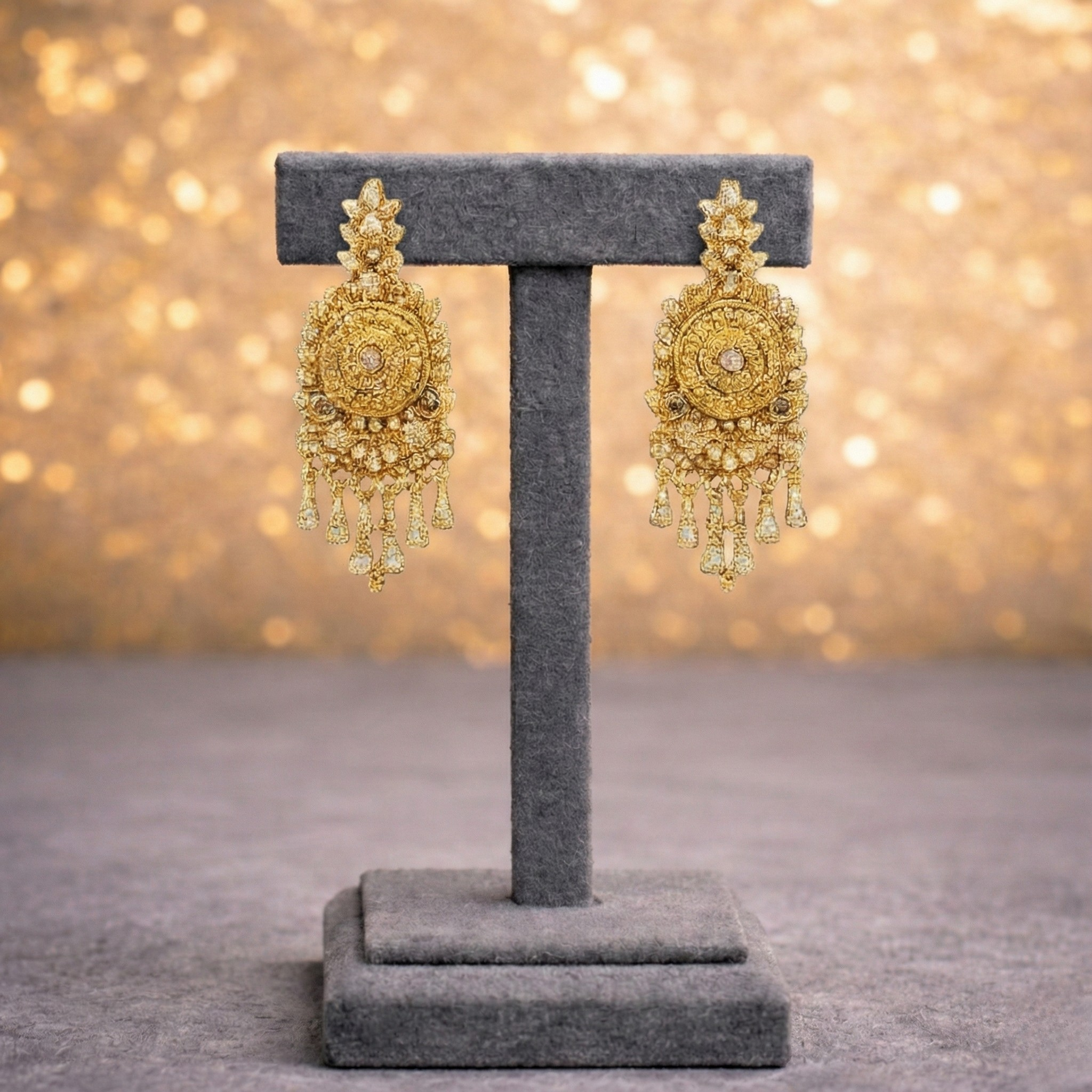 Artificial gold plated necklace set