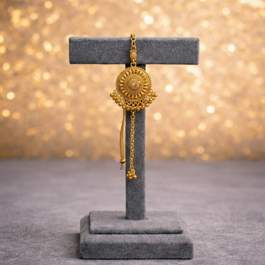 Artificial gold plated necklace set