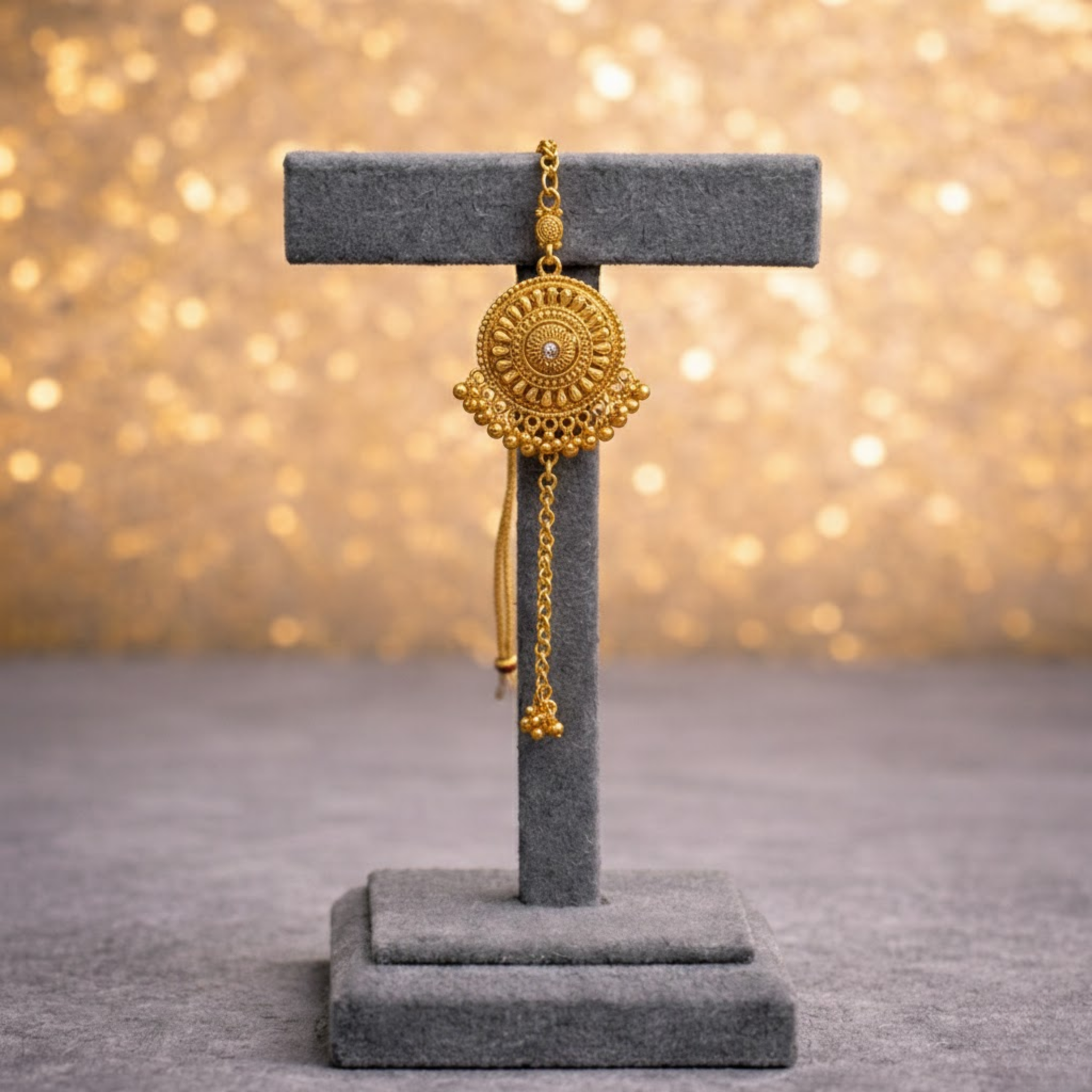 Artificial gold plated necklace set