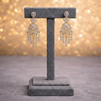 Royal Two-Tone CZ Bridal Jewelry Set with Maang Tikka