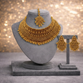 Antique Gold Temple Choker Bridal Set